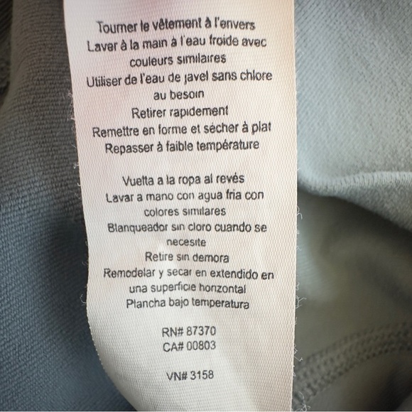 ALO Yoga High Waisted Blue Mesh Leggings Size XS - Picture 7 of 7